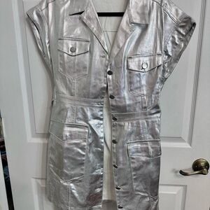 Peach Love California Silver Vest Jacket